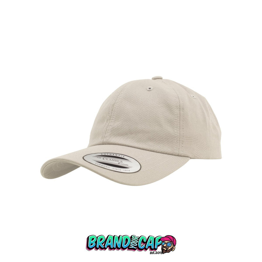 Low Profile Cotton Twill - stone - BrandyourCap.de