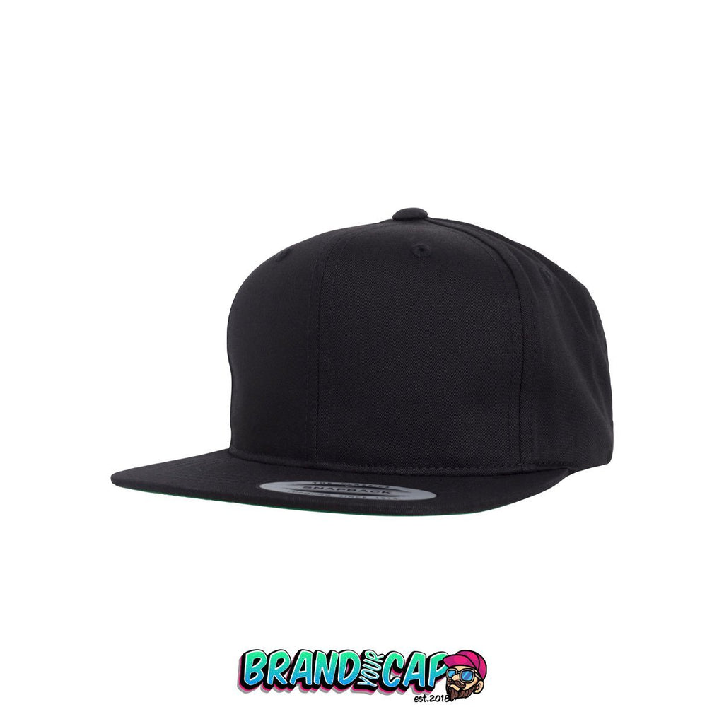 Pro-Style Twill Snapback Youth Cap - schwarz - BrandyourCap.de