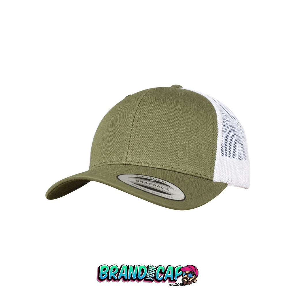 Retro Trucker 2-Tone - grün/weiß - BrandyourCap.de