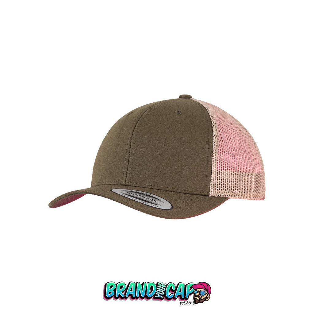 Retro Trucker 2-Tone - moosgrün/khaki - BrandyourCap.de