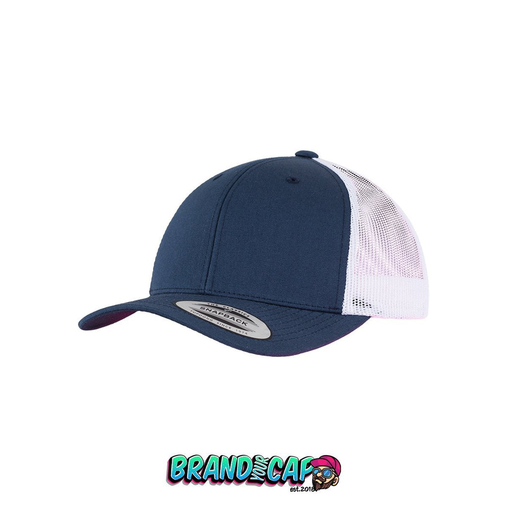 Retro Trucker 2-Tone - navy/weiß - BrandyourCap.de