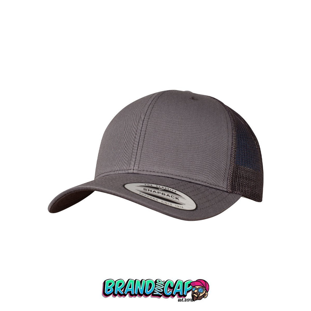 Retro Trucker - dunkelgrau - BrandyourCap.de