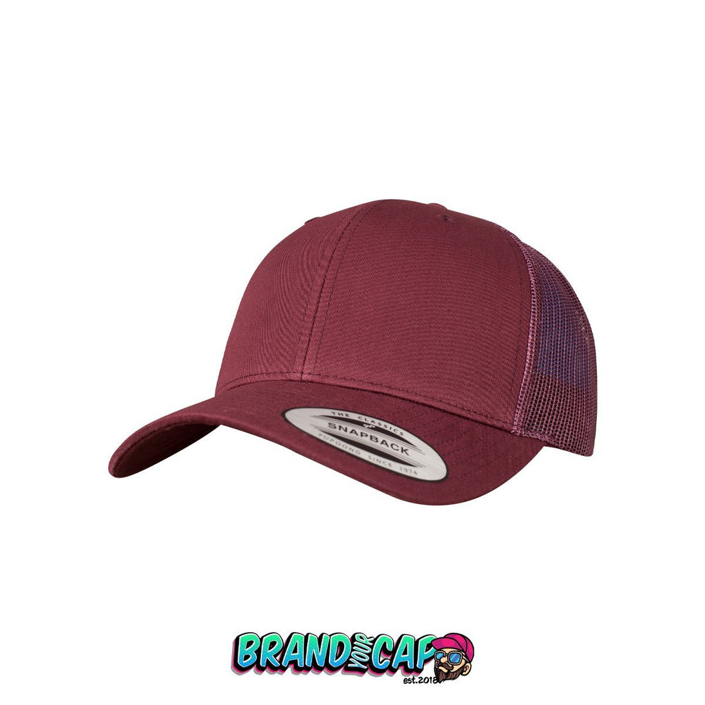 Retro Trucker - kastanienbraun - BrandyourCap.de
