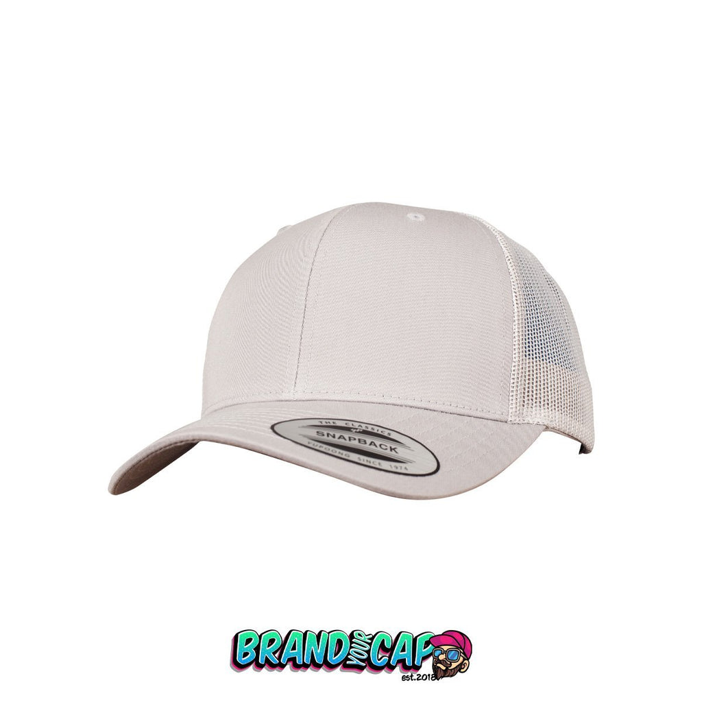 Retro Trucker - silber - BrandyourCap.de